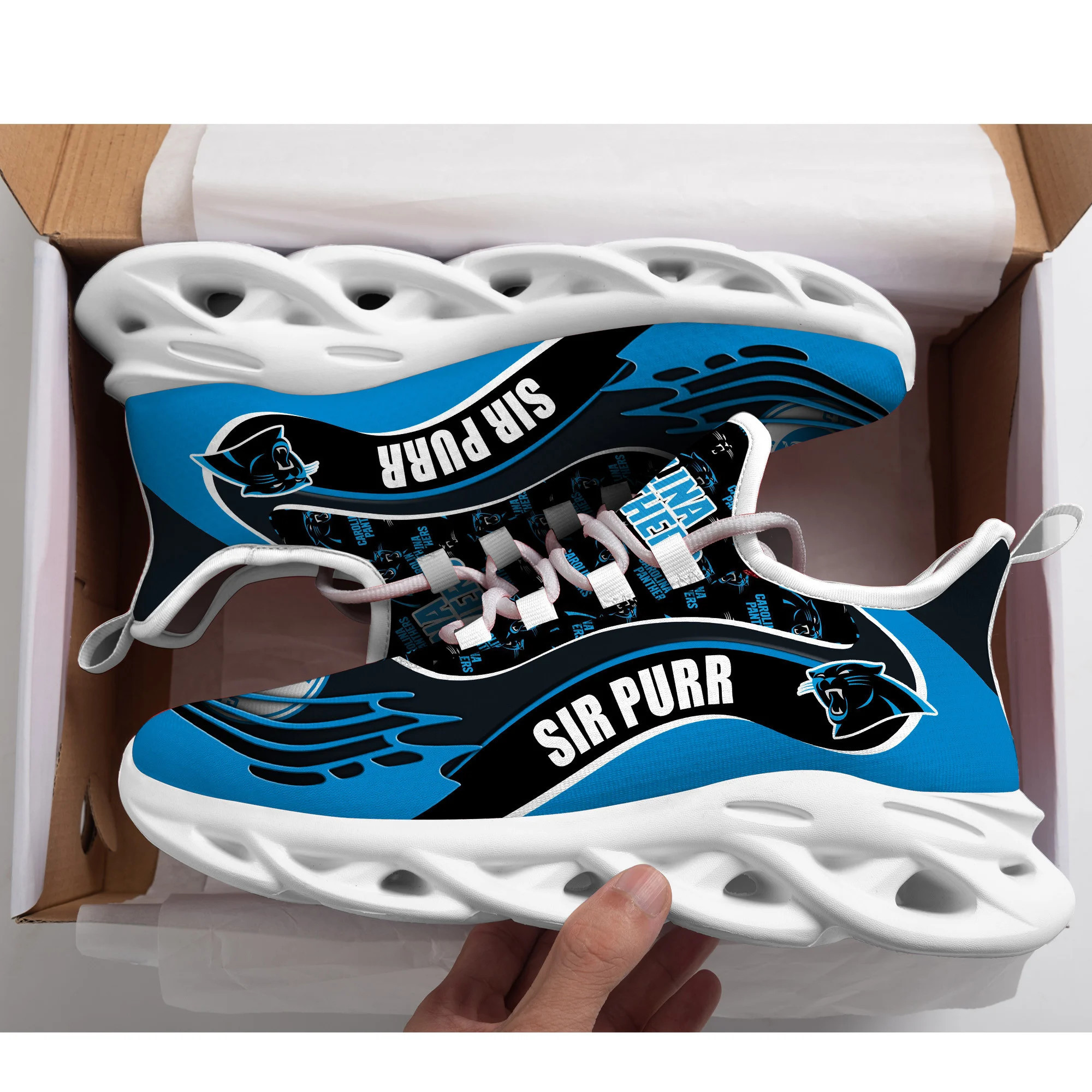 Carolina Panthers NFL Max Soul Shoes Sneakers For Men And Women
