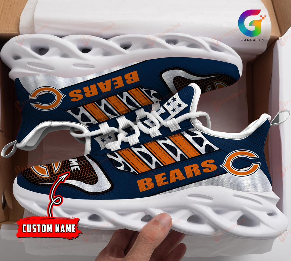 Chicago Bears Max Soul Shoes Sneakers For Men And Women