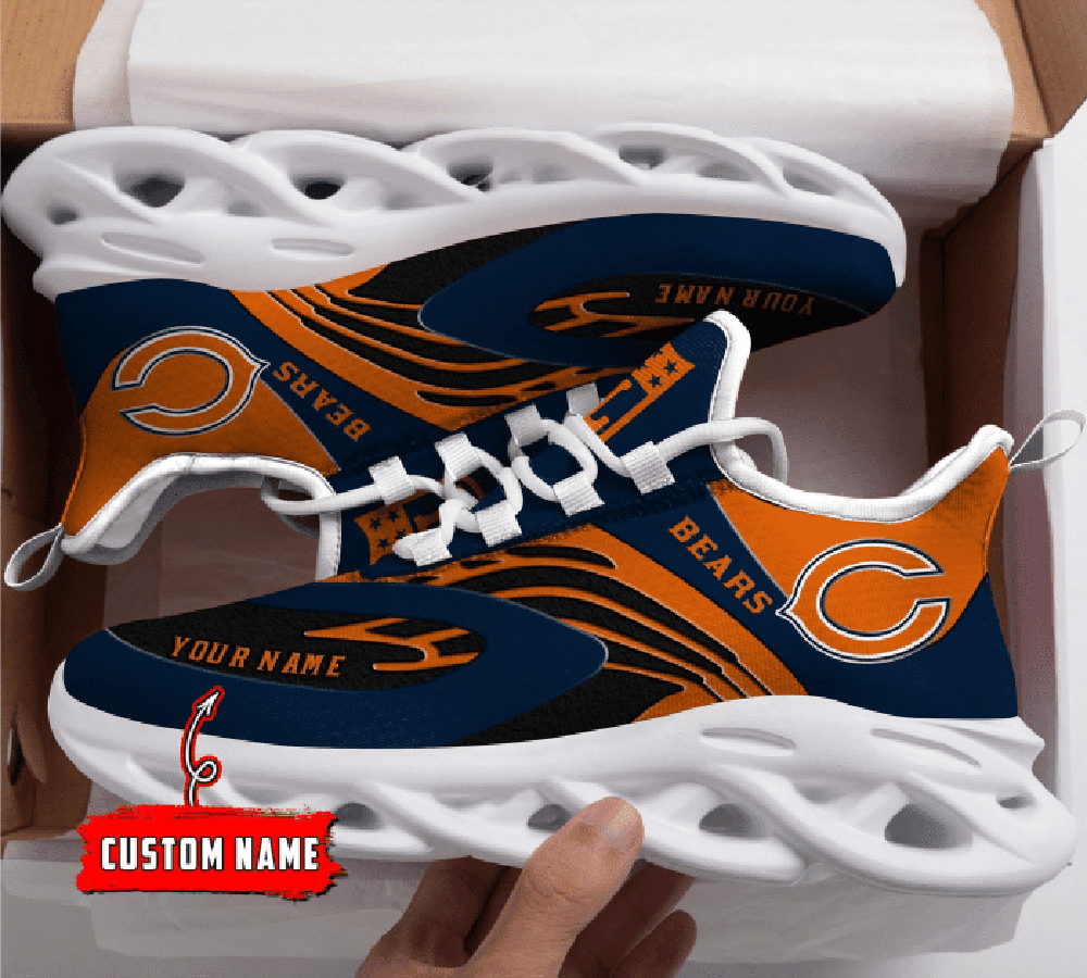 Chicago Bears Max Soul Shoes Sneakers For Men And Women