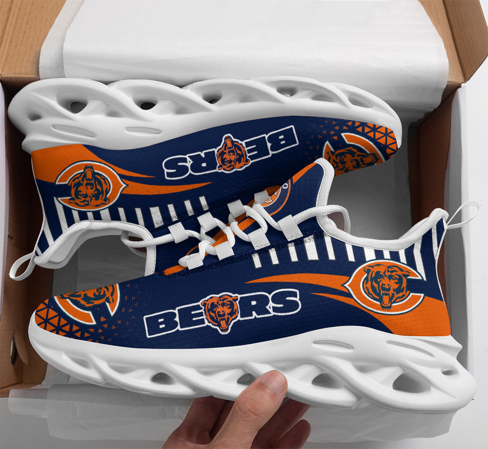Chicago Bears NFL Max Soul Shoes Sneakers For Men And Women