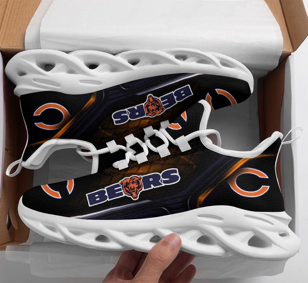 Chicago Bears NFL Max Soul Shoes Sneakers For Men And Women