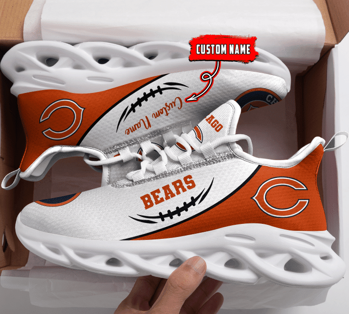 Chicago Bears NFL Max Soul Shoes Sneakers For Men And Women