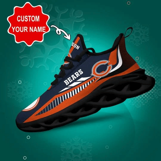 Chicago Bears NFL Max Soul Shoes Sneakers For Men And Women