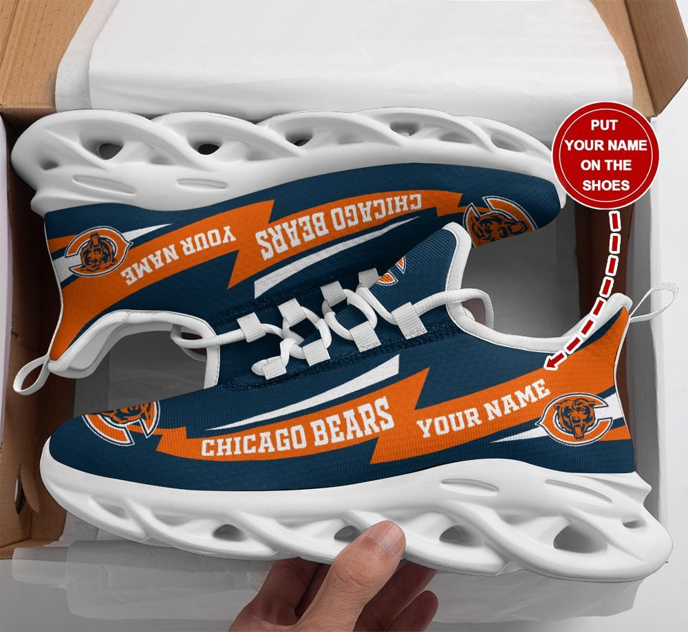 Chicago Bears NFL Max Soul Shoes Sneakers For Men And Women