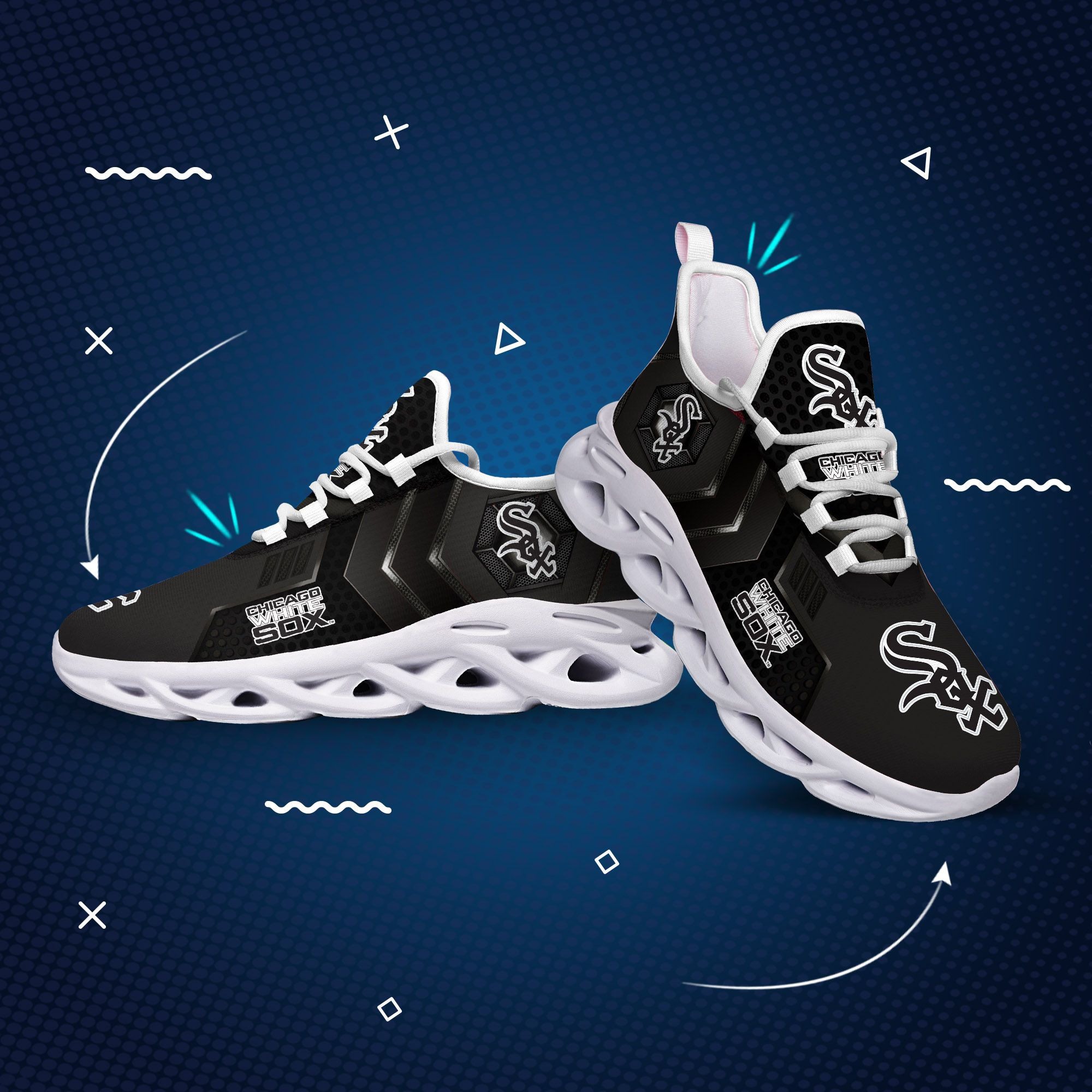 Chicago White Sox Max Soul Shoes Sneakers For Men And Women
