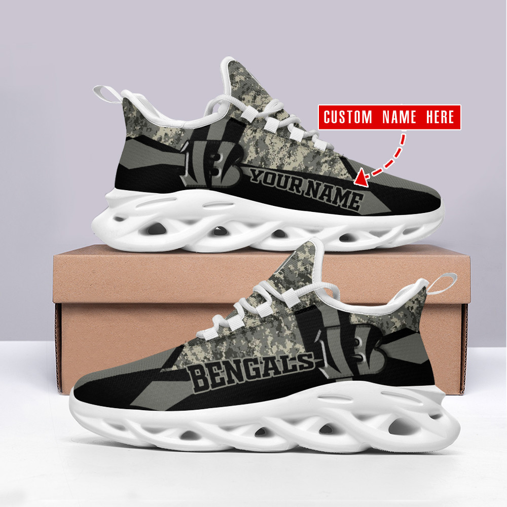 Cincinnati Bengals Max Soul Shoes Sneakers For Men And Women