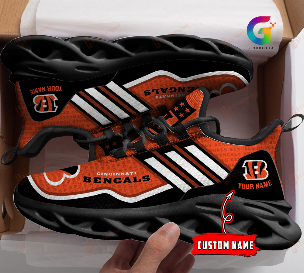 Cincinnati Bengals Max Soul Shoes Sneakers For Men And Women