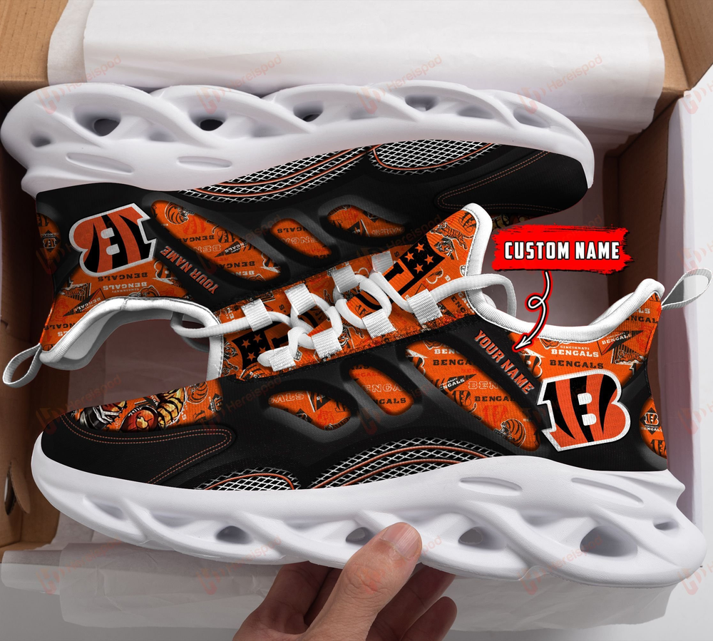 Cincinnati Bengals Max Soul Shoes Sneakers For Men And Women