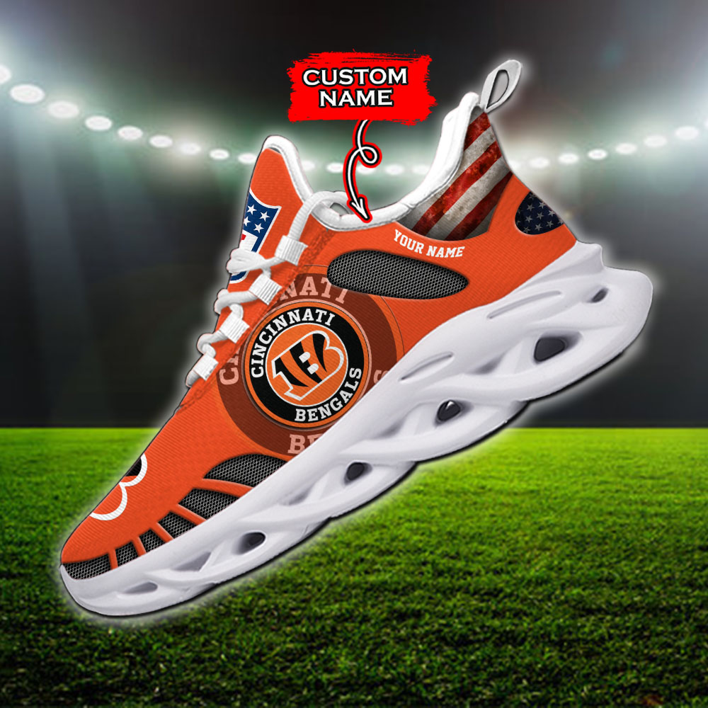 Cincinnati Bengals NFL Max Soul Shoes Sneakers For Men And Women