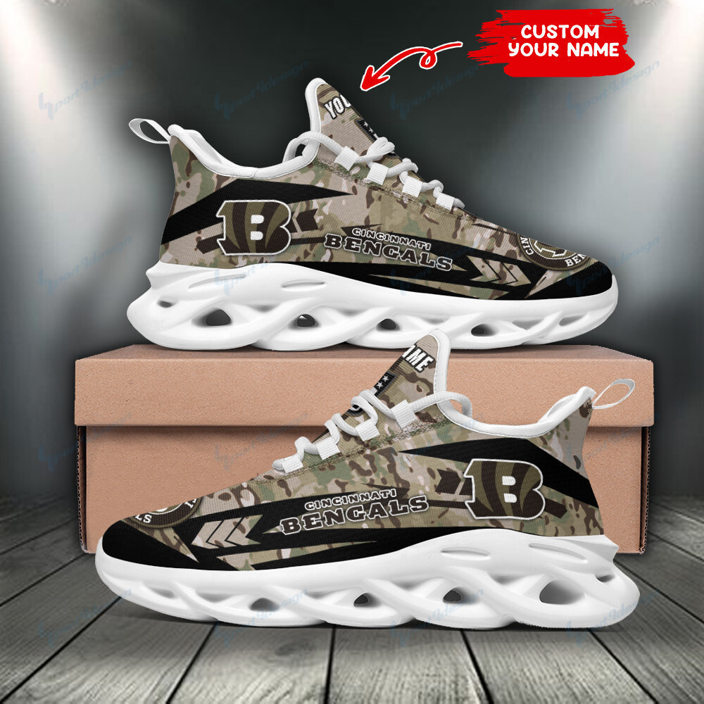 Cincinnati Bengals NFL Max Soul Shoes Sneakers For Men And Women