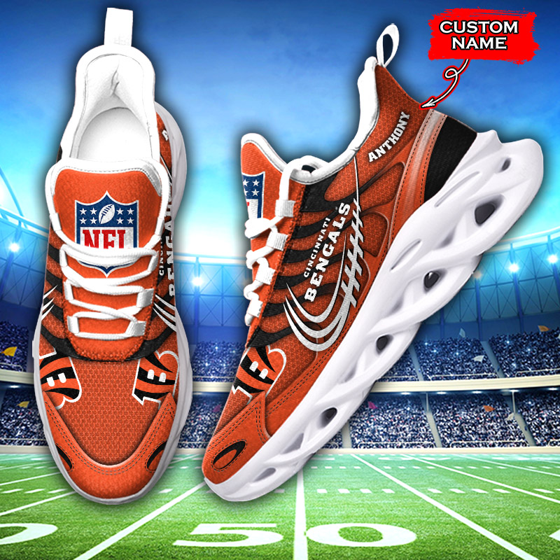 Cincinnati Bengals NFL Max Soul Shoes Sneakers For Men And Women