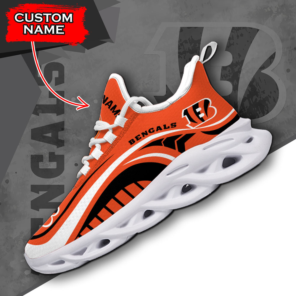 Cincinnati Bengals NFL Max Soul Shoes Sneakers For Men And Women
