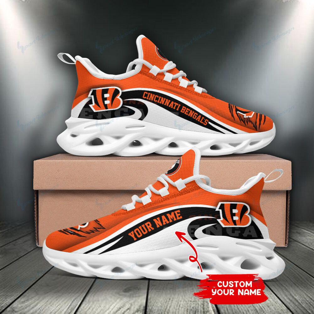 Cincinnati Bengals NFL Max Soul Shoes Sneakers For Men And Women