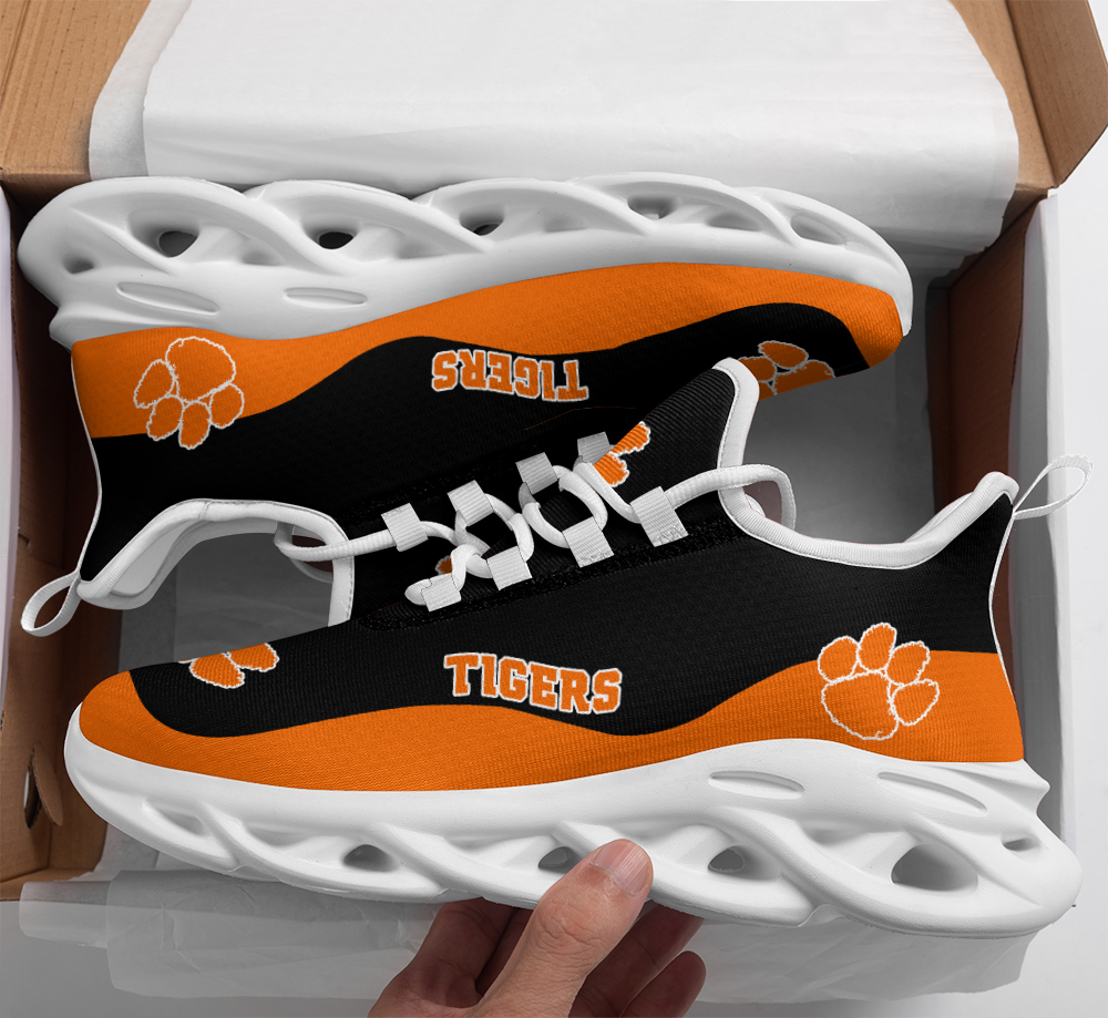 Clemson Tigers Max Soul Shoes Sneakers For Men And Women