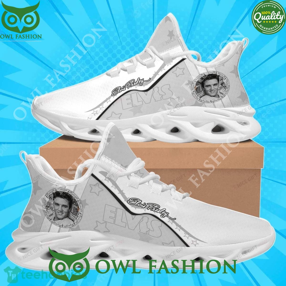 Elvis Presley Max Soul Shoes Sneakers For Men And Women