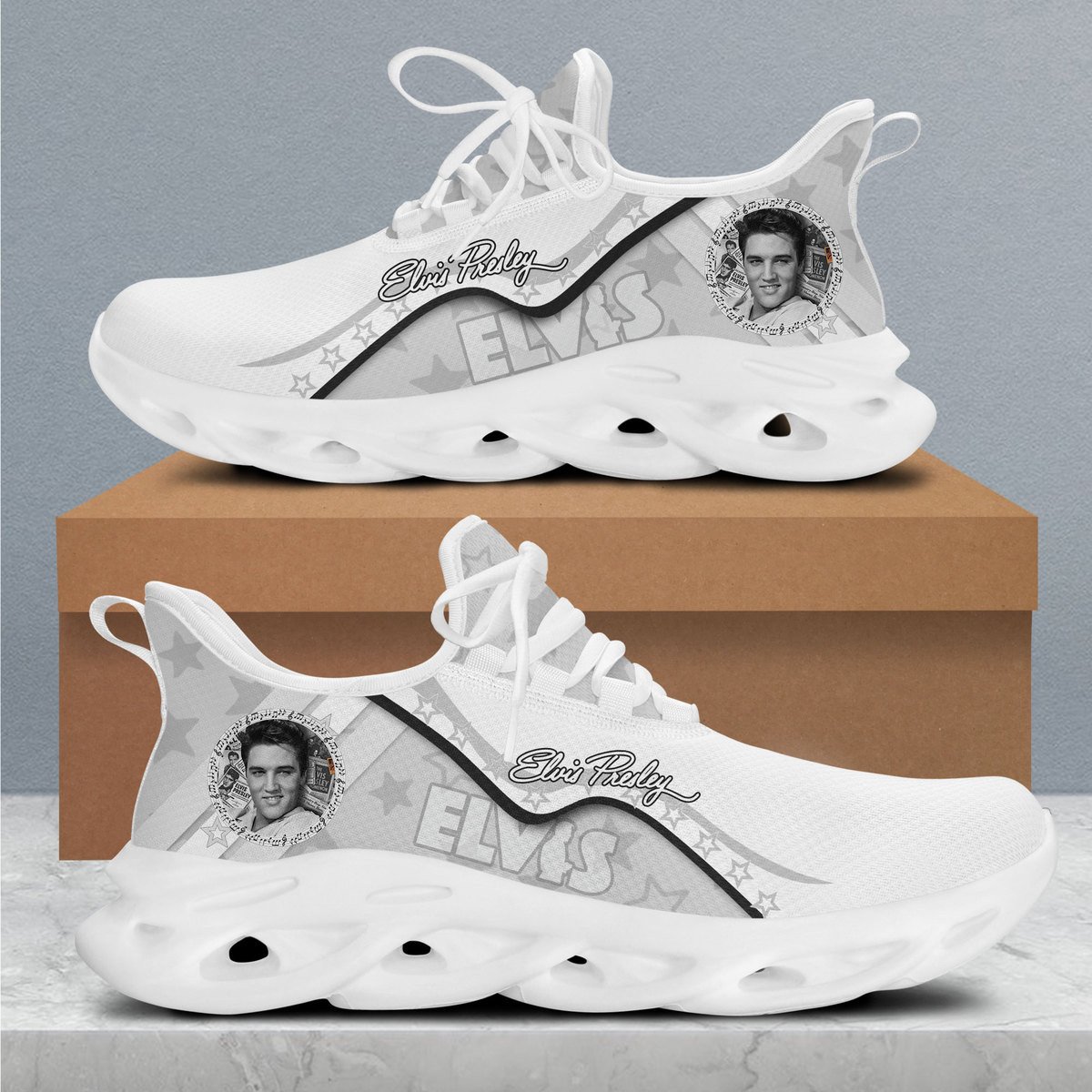 Elvis Presley Max Soul Shoes Sneakers For Men And Women