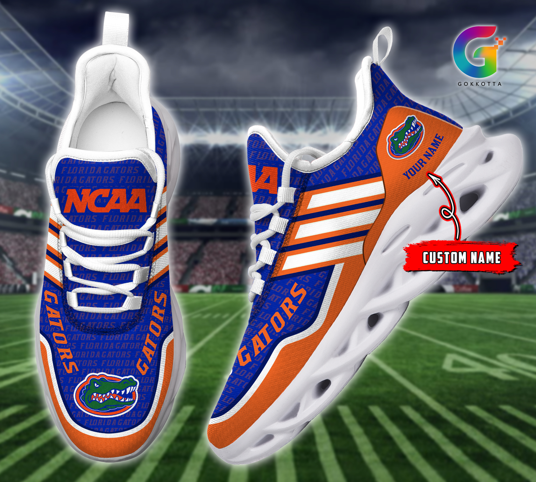 Florida Gators NCAA Max Soul Shoes Sneakers For Men And Women