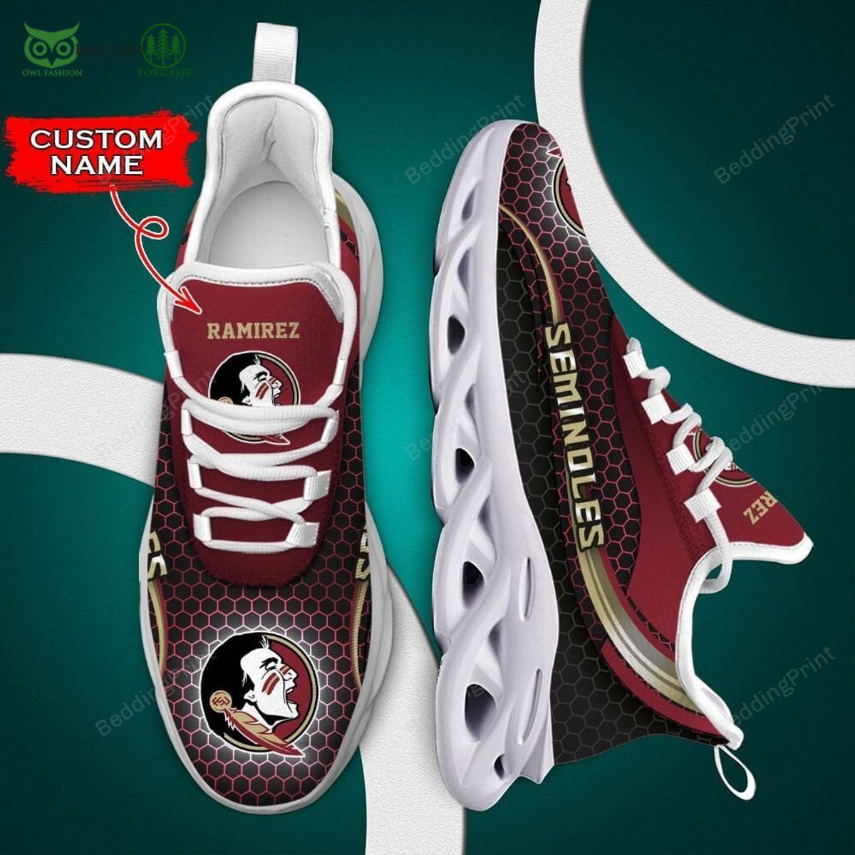 Florida State Seminoles Max Soul Shoes Sneakers For Men And Women