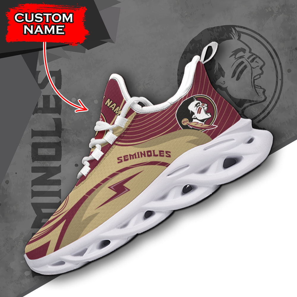 Florida State Seminoles NCAA Max Soul Shoes Sneakers For Men And Women