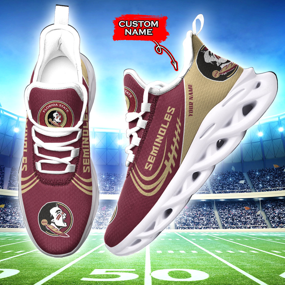 Florida State Seminoles NCAA Max Soul Shoes Sneakers For Men And Women