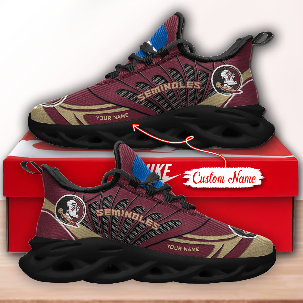 Florida State Seminoles NCAA Max Soul Shoes Sneakers For Men And Women