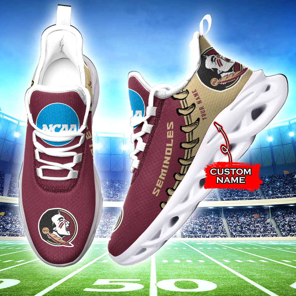 Florida State Seminoles NCAA Max Soul Shoes Sneakers For Men And Women
