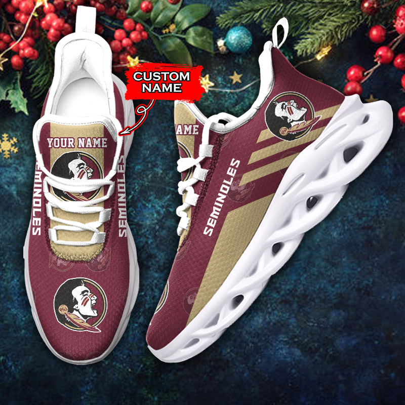 Florida State Seminoles NCAA Max Soul Shoes Sneakers For Men And Women