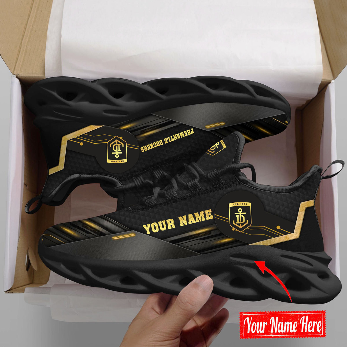 Fremantle Dockers Max Soul Shoes Sneakers For Men And Women