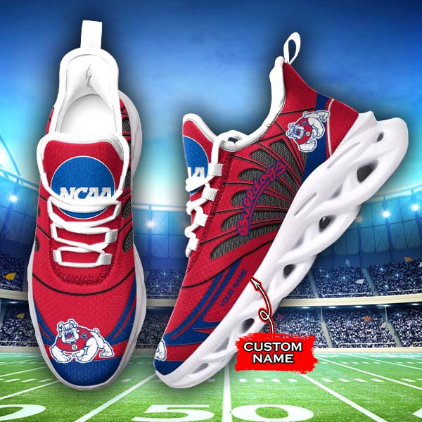 Fresno State Bulldogs NCAA Max Soul Shoes Sneakers For Men And Women