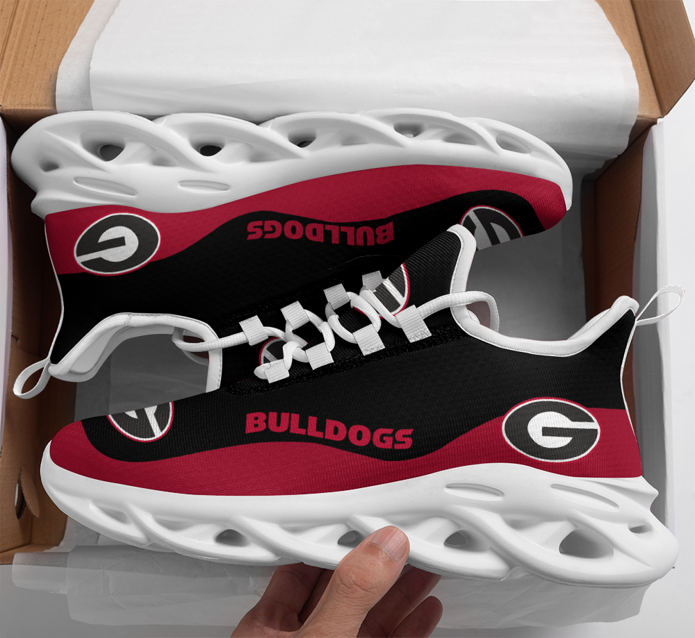 Georgia Bulldogs Max Soul Shoes Sneakers For Men And Women