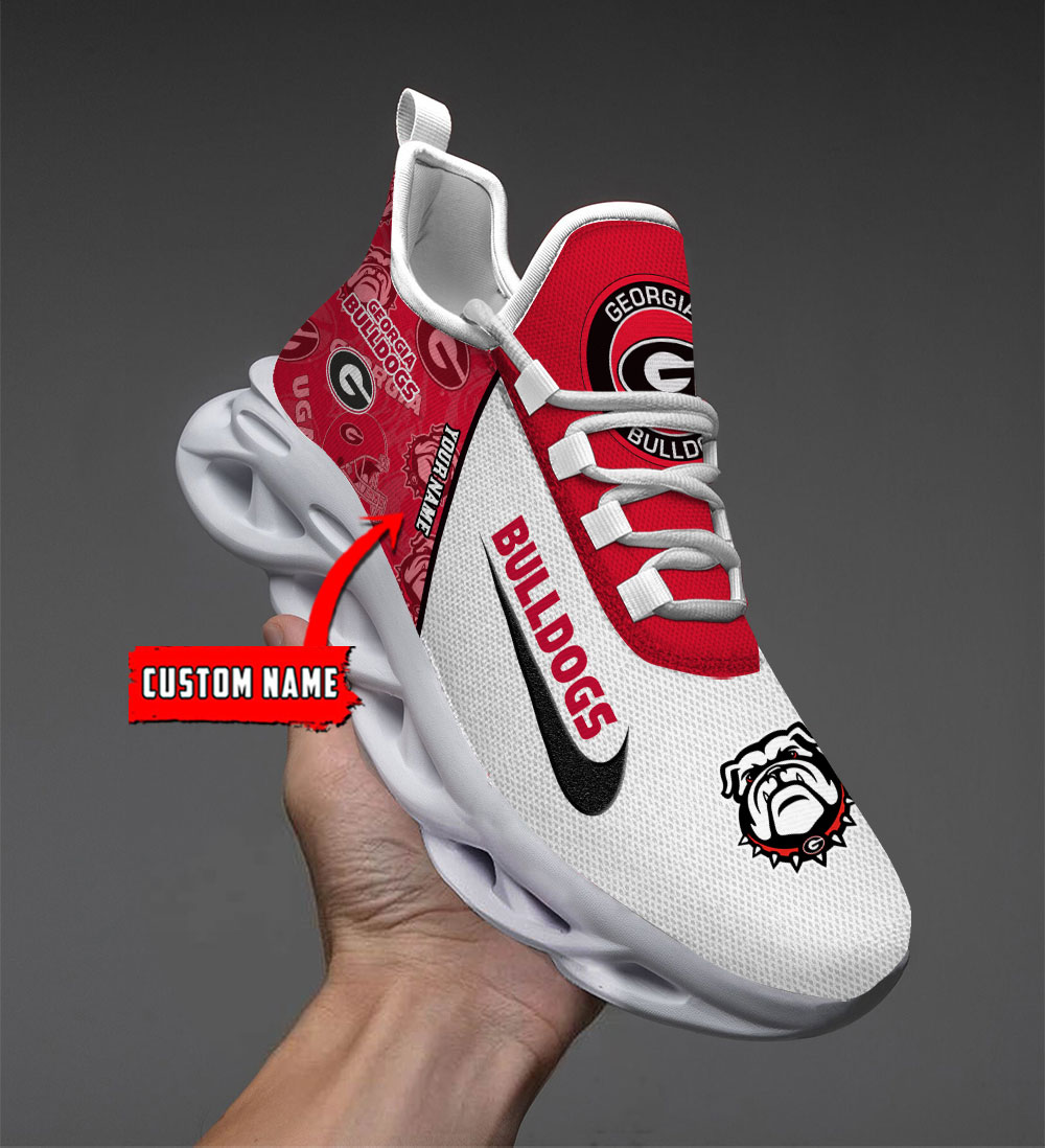 Georgia Bulldogs Max Soul Shoes Sneakers For Men And Women