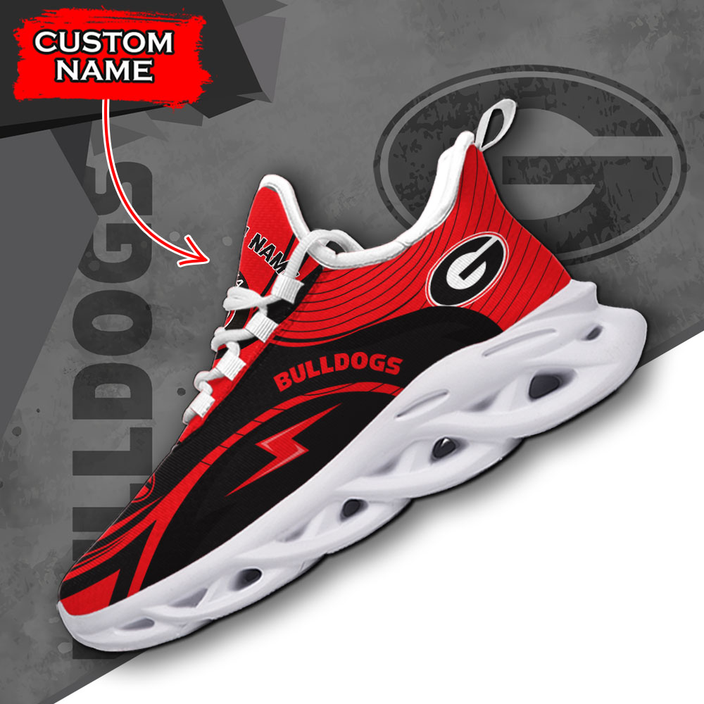 Georgia Bulldogs NCAA Max Soul Shoes Sneakers For Men And Women