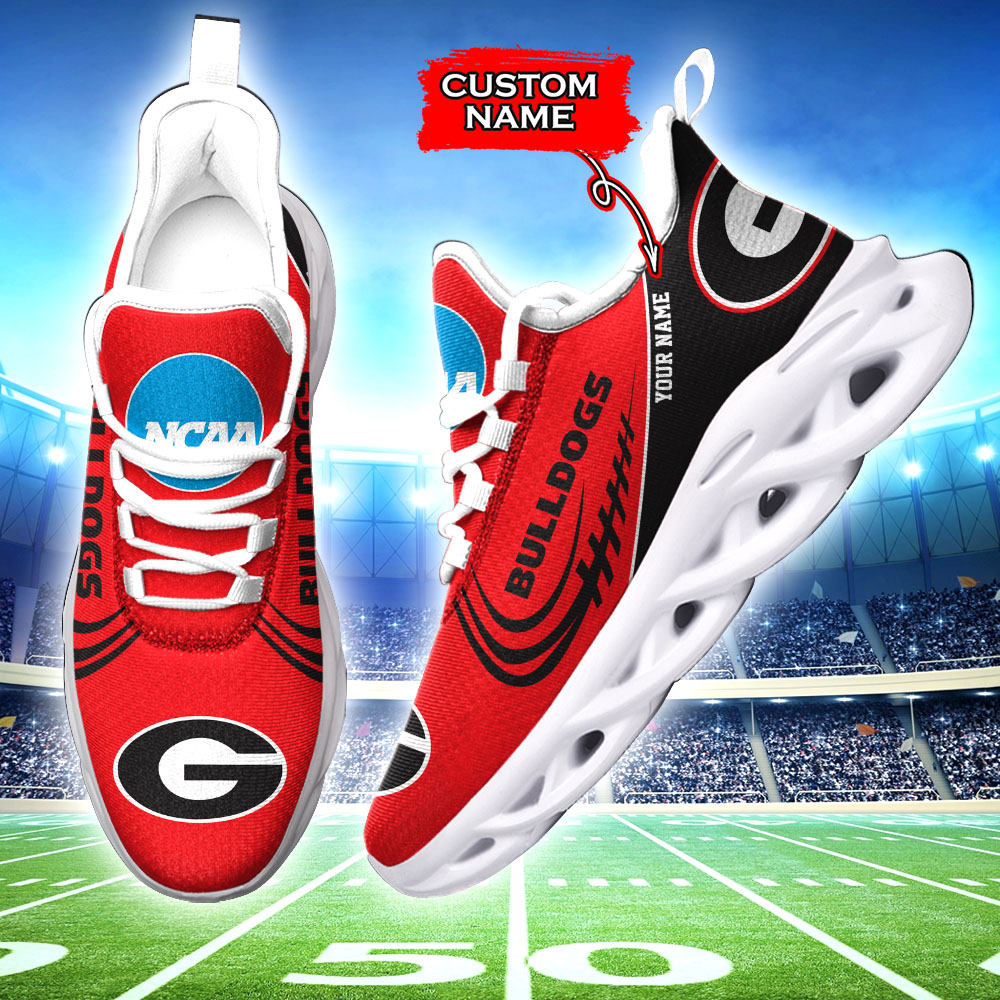 Georgia Bulldogs NCAA Max Soul Shoes Sneakers For Men And Women