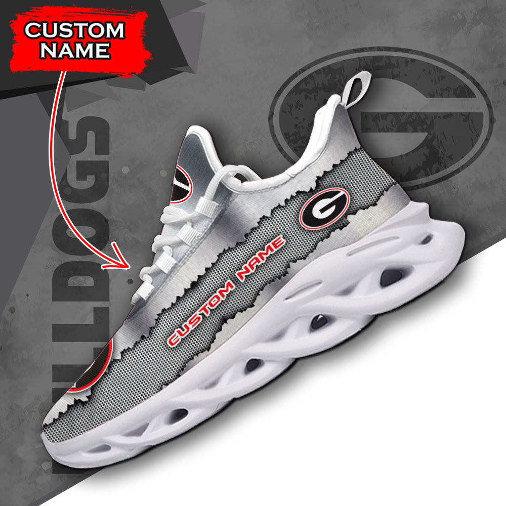 Georgia Bulldogs NCAA Max Soul Shoes Sneakers For Men And Women