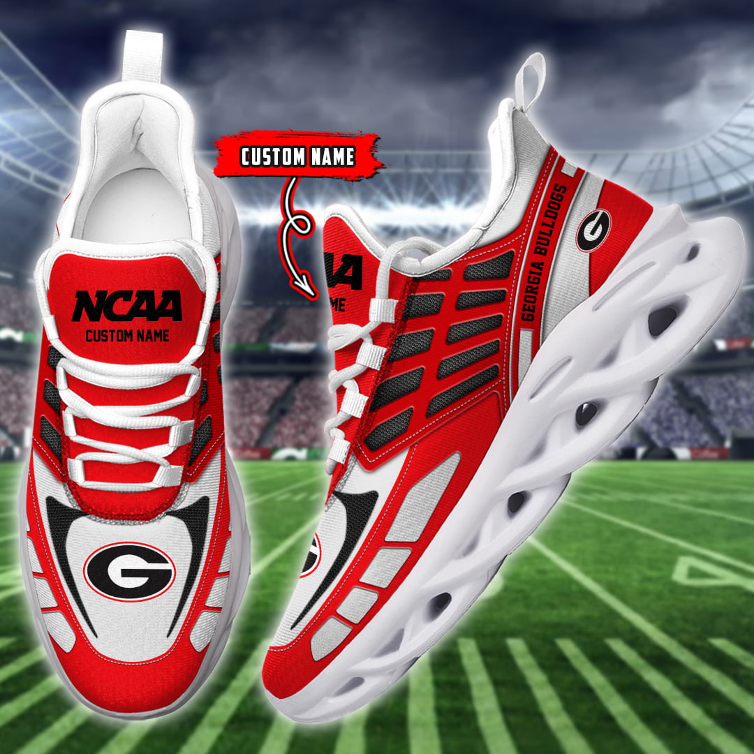 Georgia Bulldogs NCAA Max Soul Shoes Sneakers For Men And Women