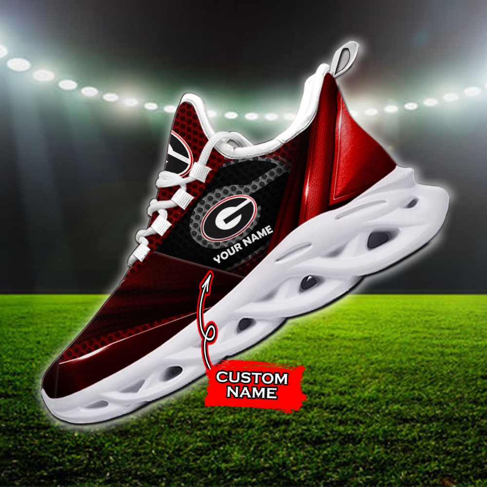 Georgia Bulldogs NCAA Max Soul Shoes Sneakers For Men And Women