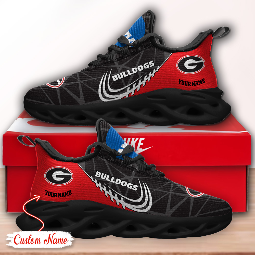 Georgia Bulldogs NCAA Max Soul Shoes Sneakers For Men And Women