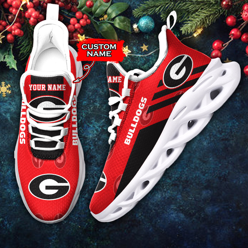 Georgia Bulldogs NCAA Max Soul Shoes Sneakers For Men And Women