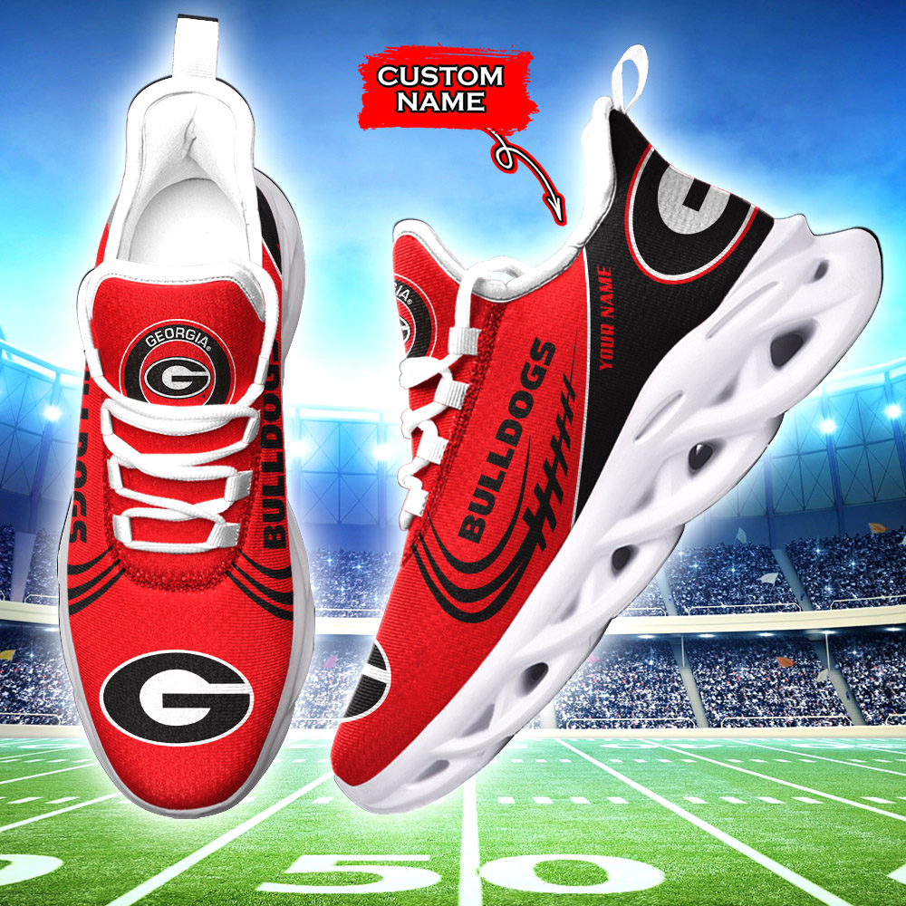 Georgia Bulldogs NCAA Max Soul Shoes Sneakers For Men And Women