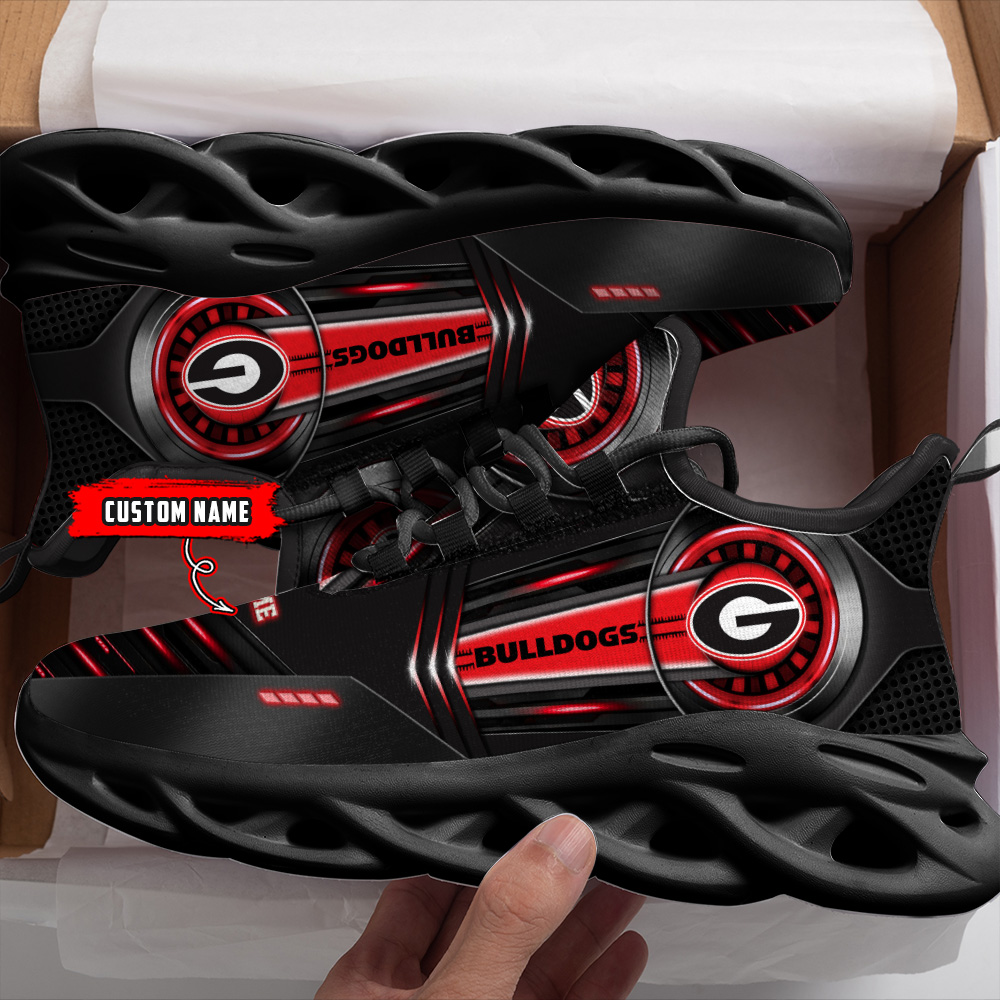 Georgia Bulldogs NCAA Max Soul Shoes Sneakers For Men And Women