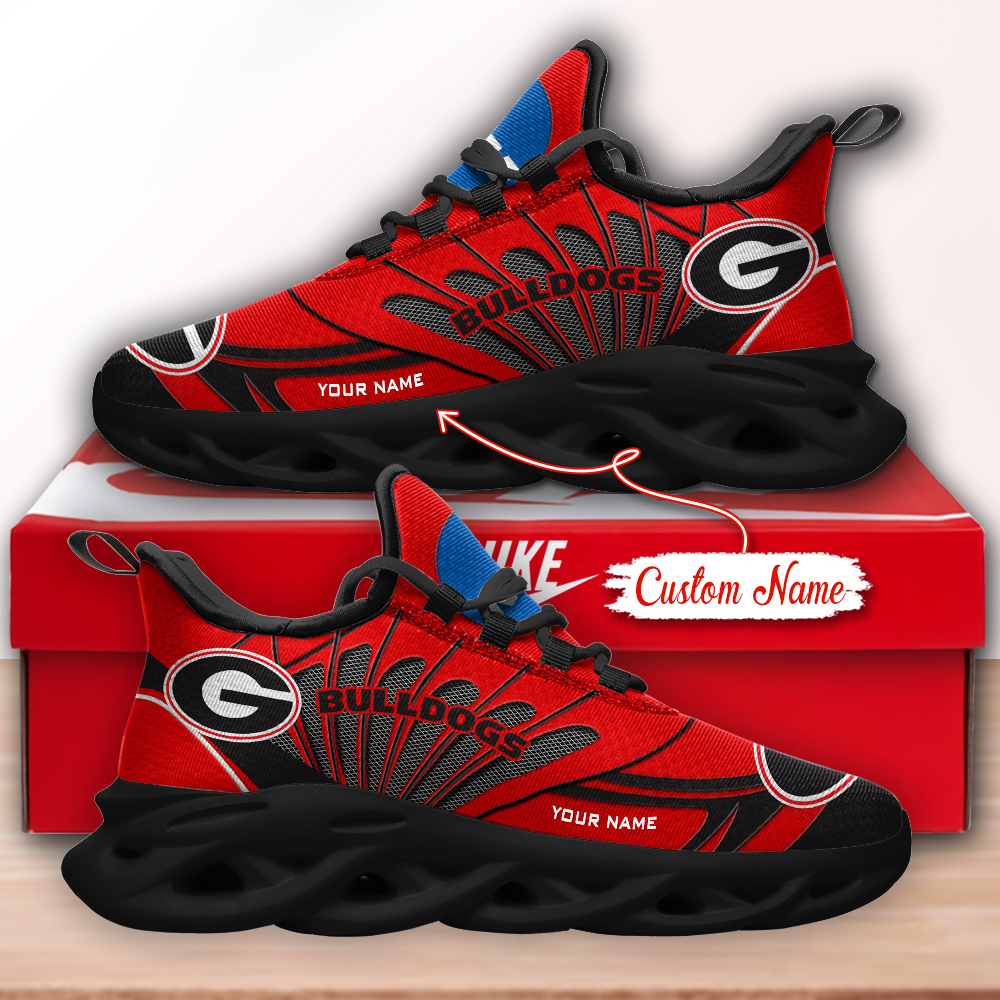 Georgia Bulldogs NCAA Max Soul Shoes Sneakers For Men And Women