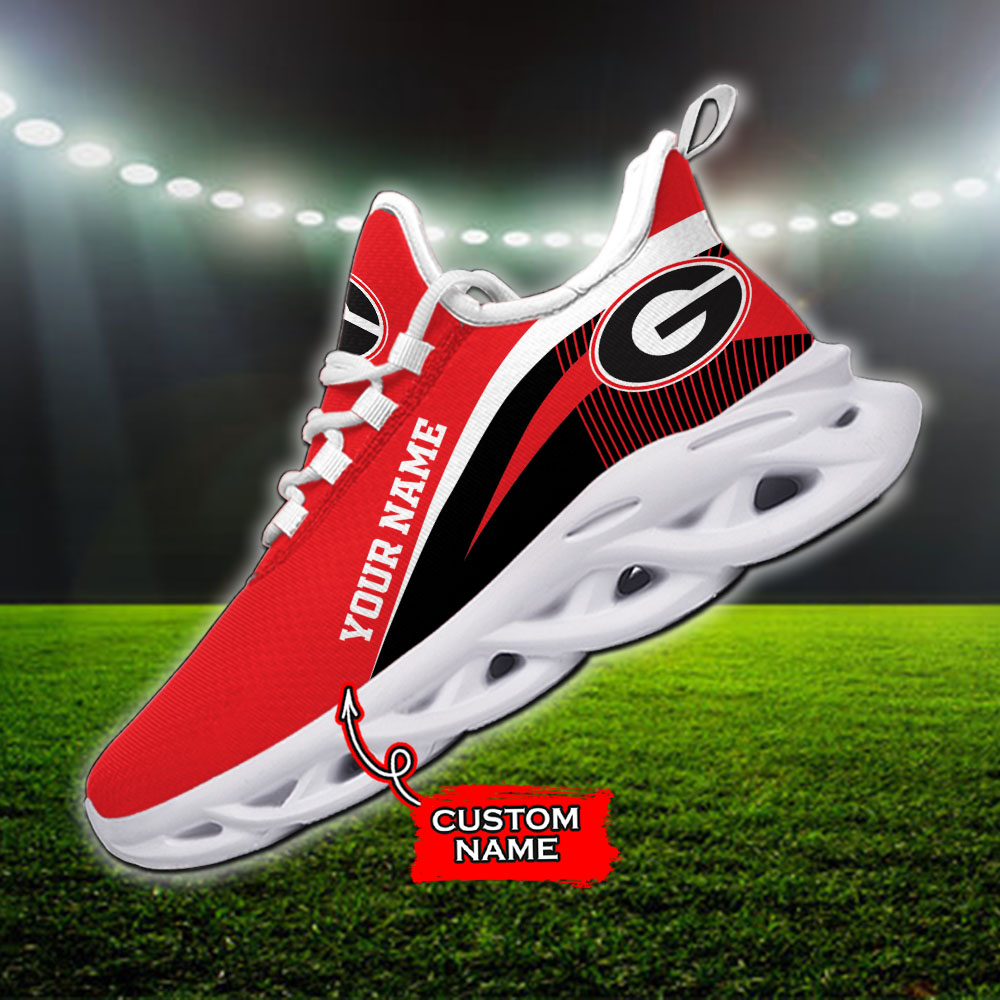 Georgia Bulldogs NCAA Max Soul Shoes Sneakers For Men And Women
