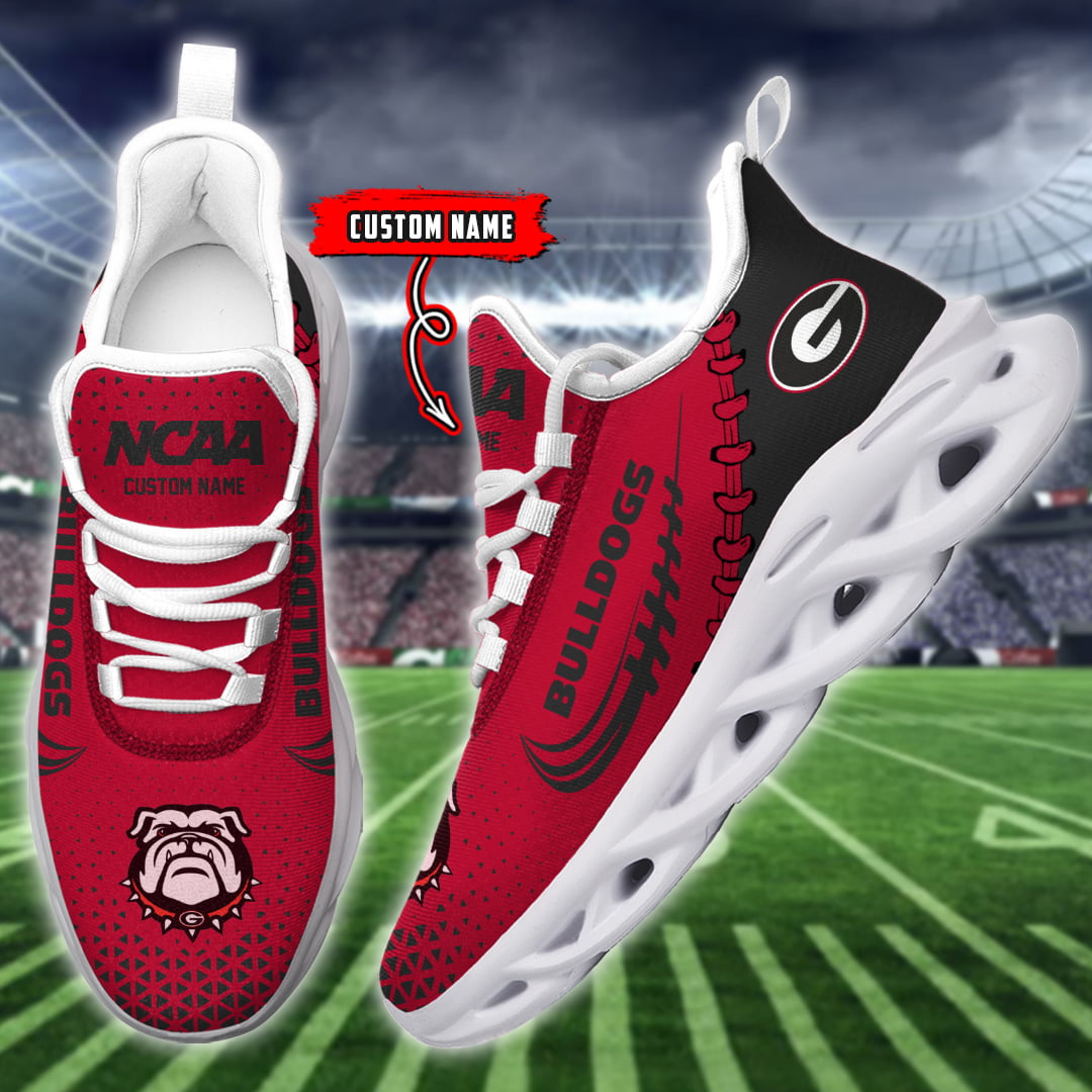 Georgia Bulldogs NCAA Max Soul Shoes Sneakers For Men And Women