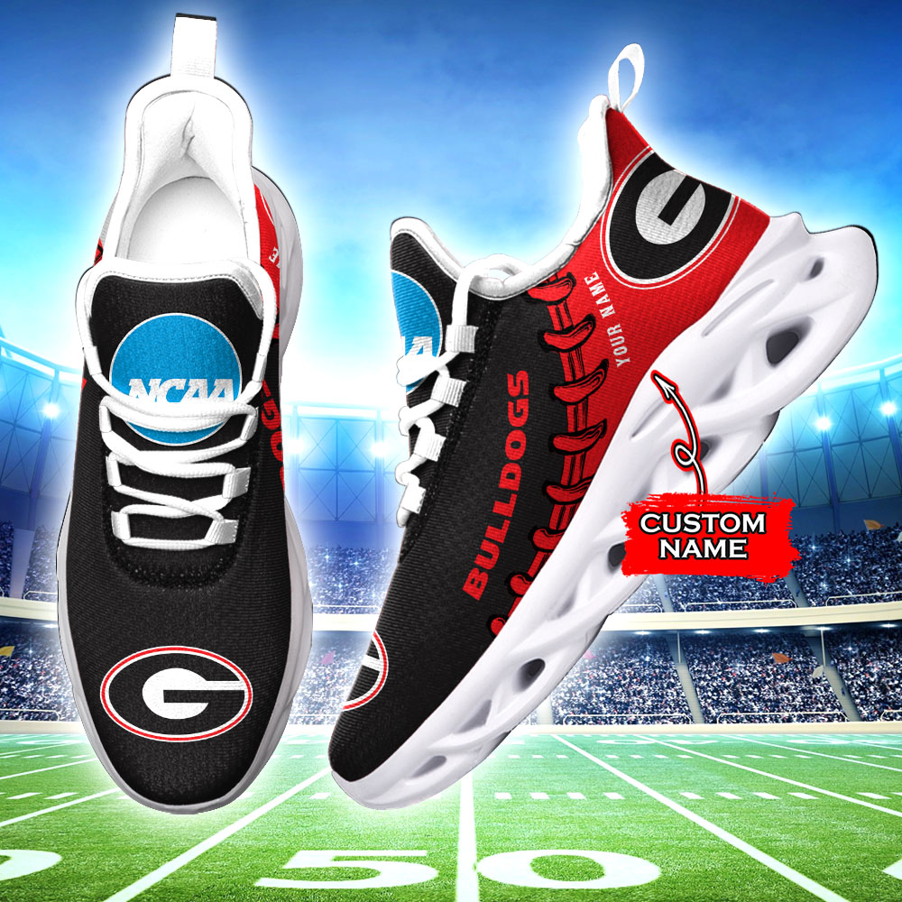 Georgia Bulldogs NCAA Max Soul Shoes Sneakers For Men And Women