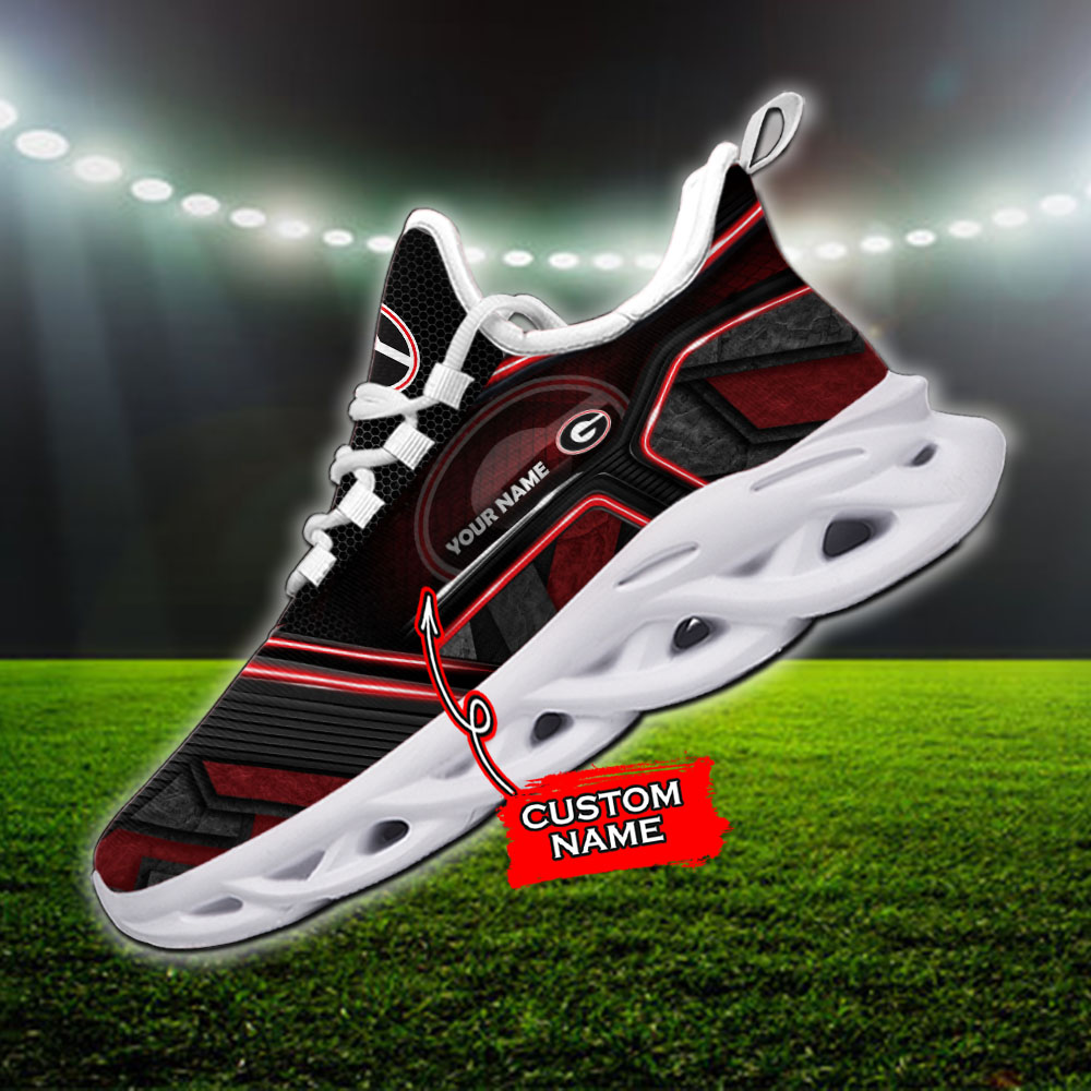 Georgia Bulldogs NCAA Max Soul Shoes Sneakers For Men And Women