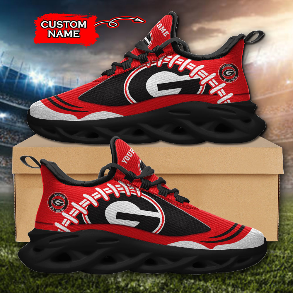 Georgia Bulldogs NCAA Max Soul Shoes Sneakers For Men And Women