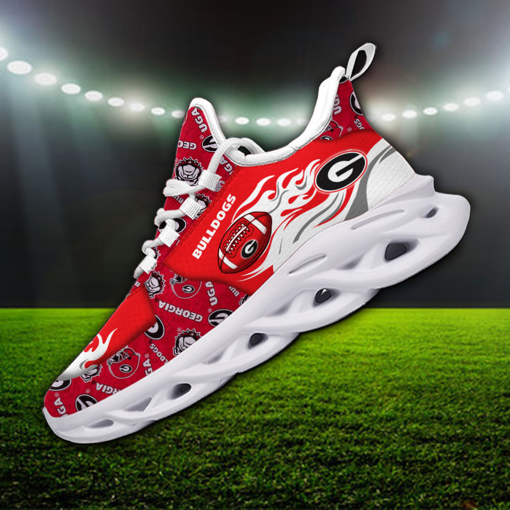 Georgia Bulldogs NCAA Max Soul Shoes Sneakers For Men And Women