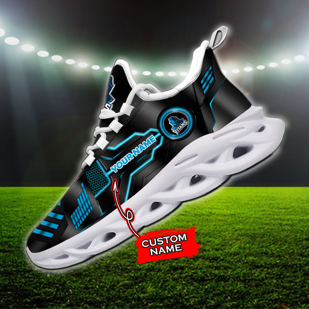 Gold Coast Titans NRL Max Soul Shoes Sneakers For Men And Women