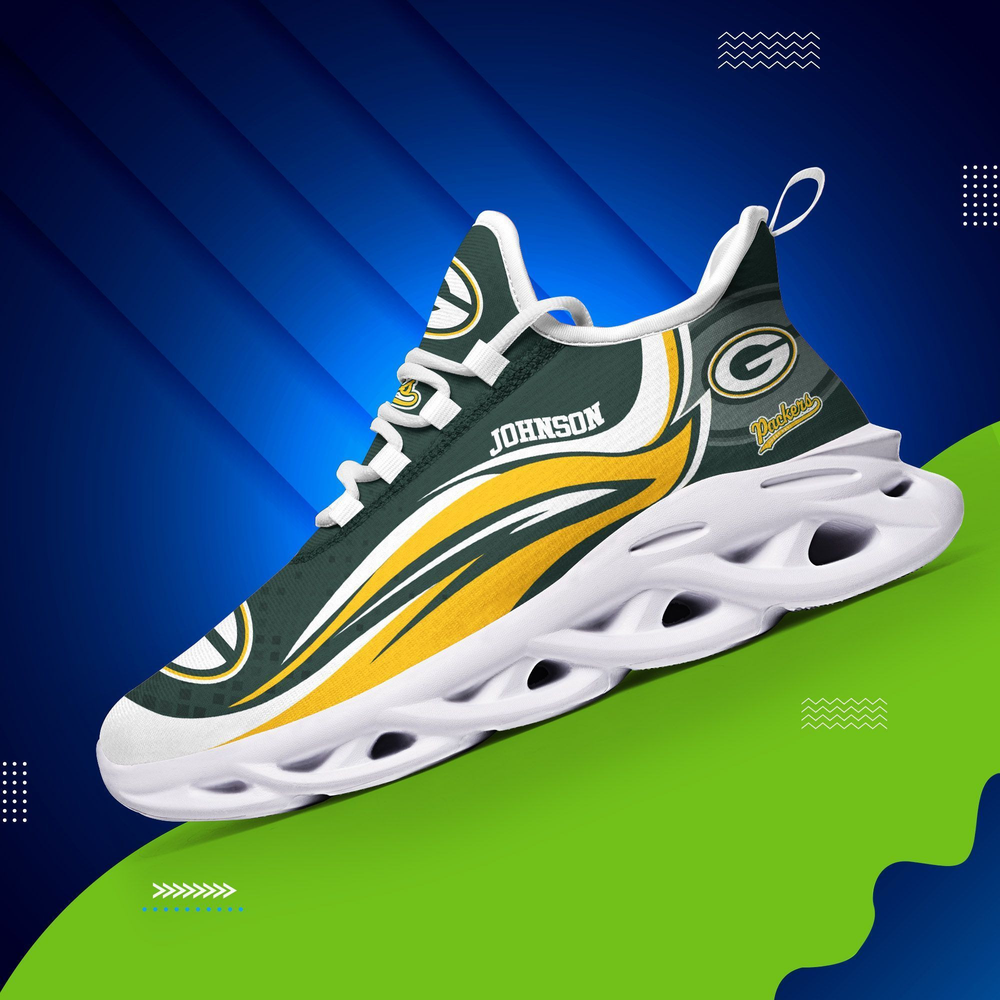 Green Bay Packers Max Soul Shoes Sneakers For Men And Women