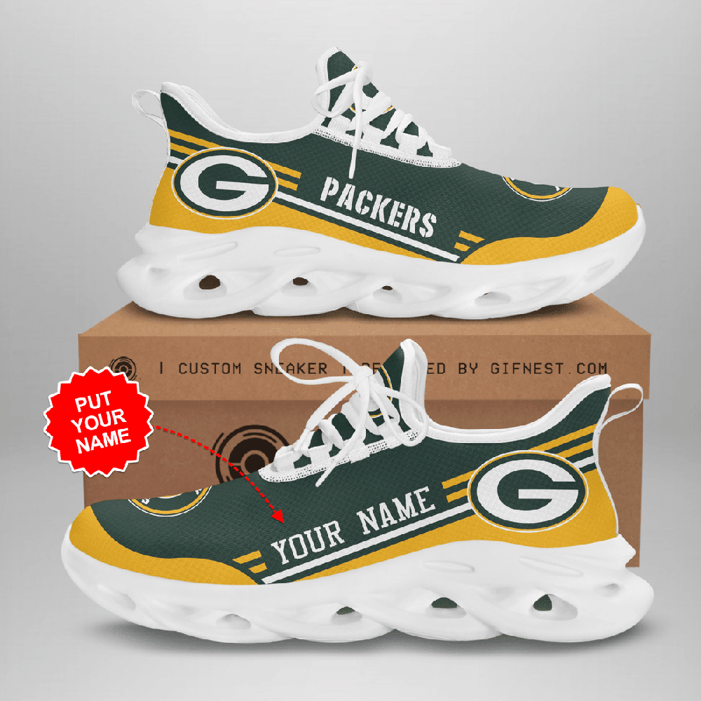 Green Bay Packers Max Soul Shoes Sneakers For Men And Women